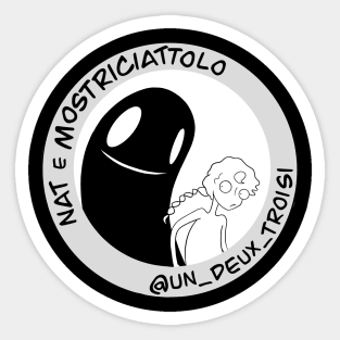 Nat e Mostriciattolo Sticker